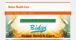Desktop Screenshot of bidashealthcare.com